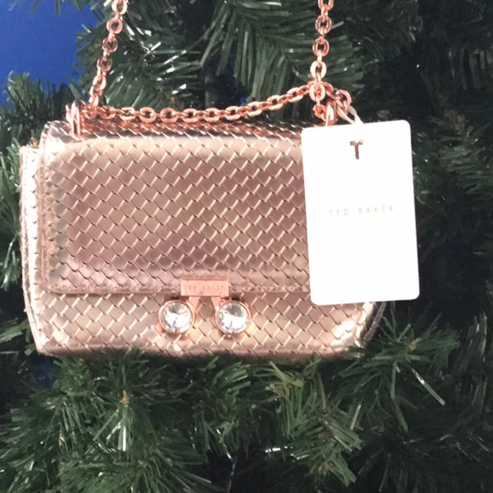 Rose Gold Ted Baker Shoulder Bag